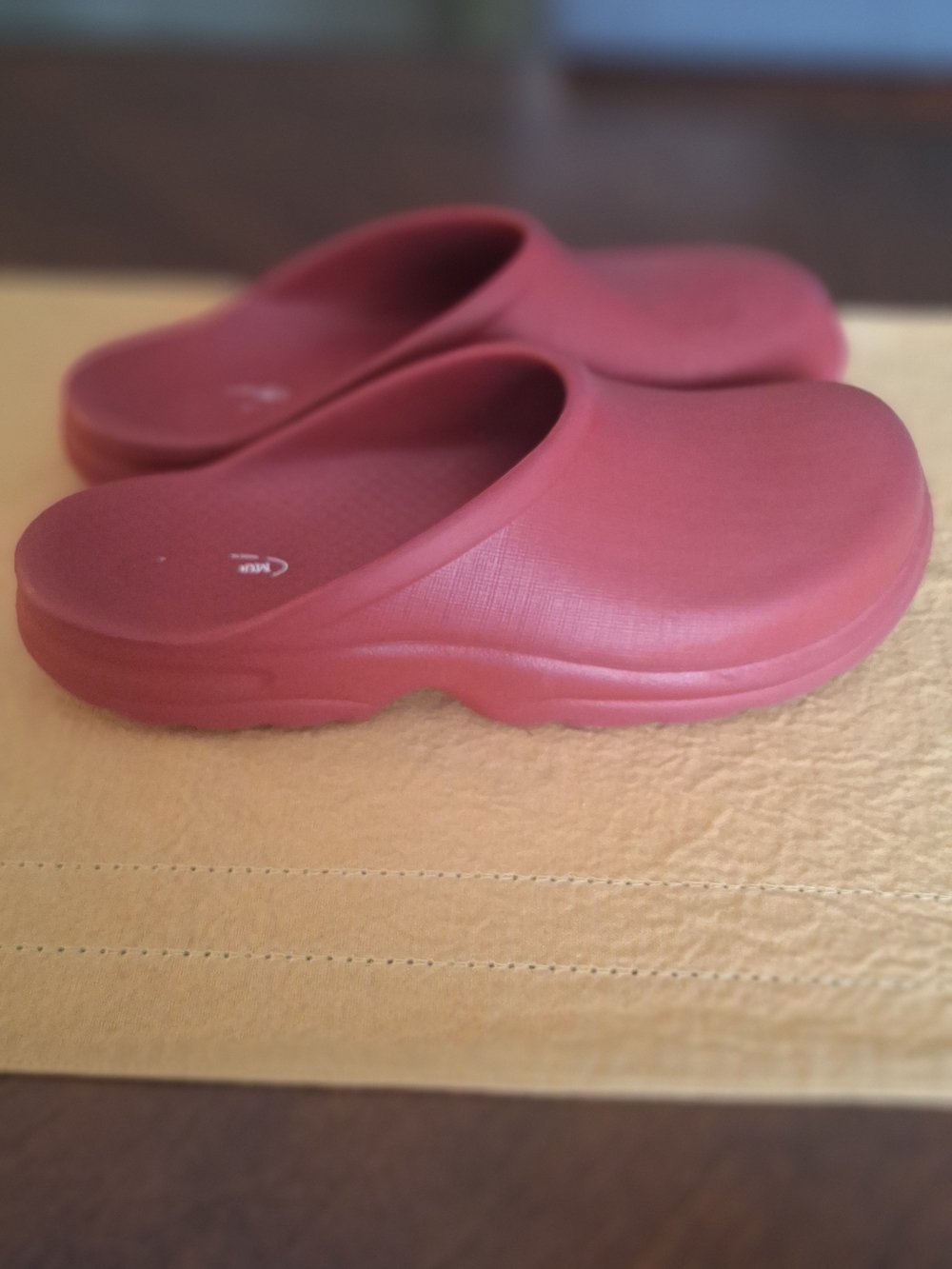 Muck Boot Co. Slip-On Clogs in Deep Berry Pink Red